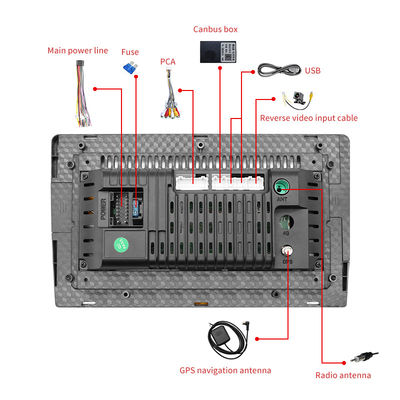 8 Core 9 Inch For Toyota Avalon 2012+ Hd Reversing Image Bluetooth Car Navigation